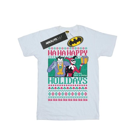 DC Comics Herr Joker Och Harley Quinn Ha Ha Happy Holidays T-Sh