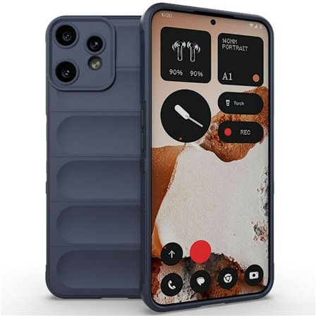 SKALO Nothing CMF Phone 2 Pro Rugged Bumpers TPU Cover - Mørkeblå