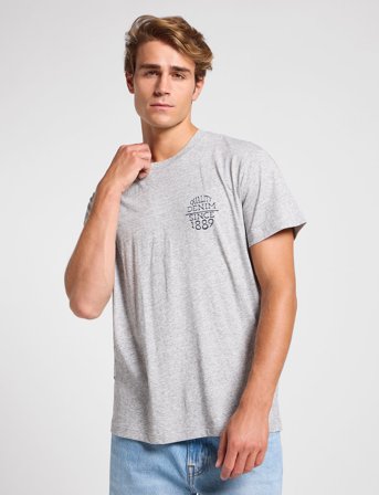 Lee Jeans Relaxed Tee - Grey - XL