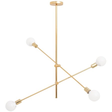 DUBBEL ARM JUSTERBAR HÄNGANDE TAKLAMPA APP479-4C