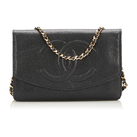 Chanel Vintage Pre-owned Crossbody Tas , Zwart , Dames , Maat: ONE Size Vintage Tassen