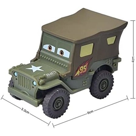 Disney Pixar Biler 3 Chick Hicks Politi McQueen Mater Fabulous Hudson Diecast Metal Legering Model Bil Legetøj til Drenge (Farve : Chick Hicks)-XS9-