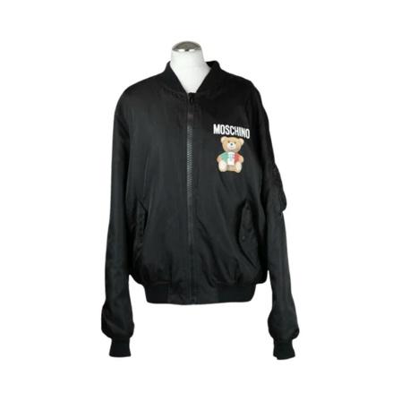 Moschino Pre-Owned Pre-ownedTygytterklder svart, Dam, Dam, Storlek: L