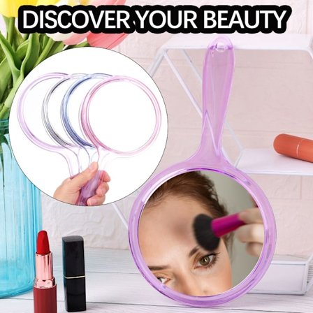 Handspegel Makeupspegel Lila
