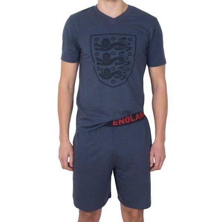 England Herre Pyjamas Shorts Loungewear Officiel Fodboldgave