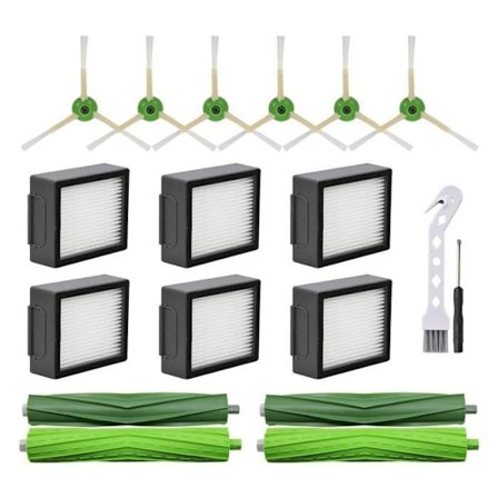 Sidebørster og HEPA-filtre for iRobot Roomba i3 i4 i6 i7 i8 j7 E5 E6 E7 - SODIAL støvsugertilbehør