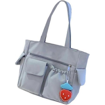 Nyloninen olkalaukku Messenger-laukku Harajuku rento muoti käsilaukku päivittäiseen työmatkaan monitoimitasku olkalaukku naisille (sininen)