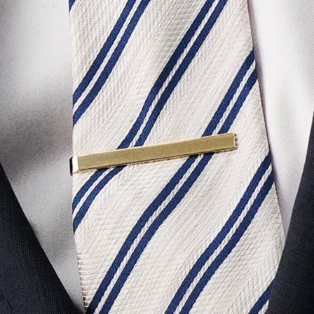 Kiillotettu Kullanvärinen 5.5 cm Solmioneula for Men