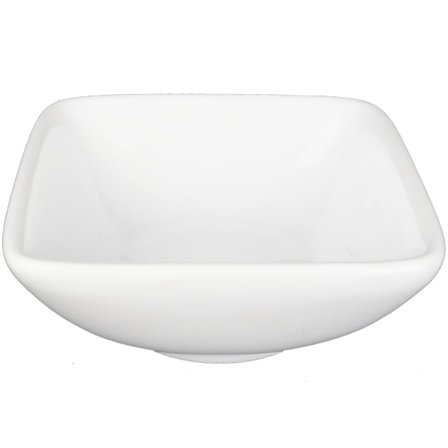 Mini Porslins Skål Kvadrat - 16 pack