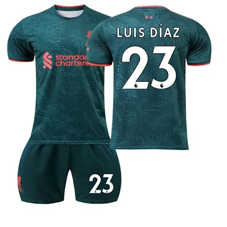 22 Liverpool pelipaita 2 Vieras NO. 23 Luis Diaz pelipaita_yu