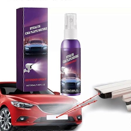 Usynlig Nummerplade Spray, Nummerplade Reflekterende Spray