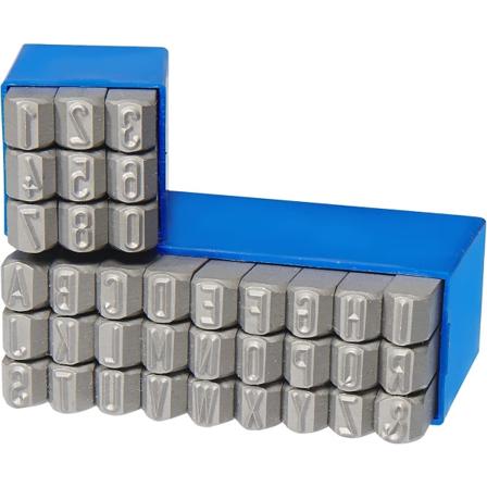 Numeropeli ja kirjainpeli osumaan 0-9 + A-Z, & / 5mm