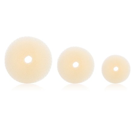 3 stk. Kvinder Hår Donut Bun Maker Disk Hårbånd Hovedbeklædning Tilbehør