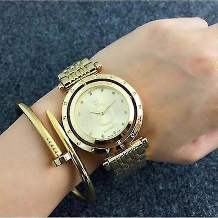 (Guld) Minglan Pandora Dam Rotatable Casual Klocka Pandora Dam Rotatable Casual Klocka Dam