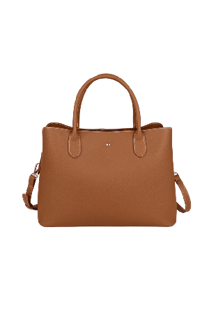 Å WOMAN Handväska med datorfack KAY Handväskor Dam Brun ONESIZE