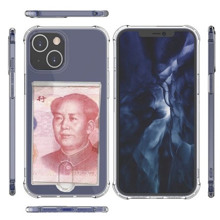 iPhone 14 - Stødabsorberende praktisk etui med kortholder