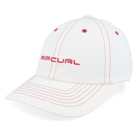 Rip Curl - Vit unconstructed Keps - Dosed Cap Bone Dad Cap @ Hatstore