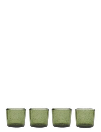 OYOY Living Design Kuki Glass - Pack Of 4 - Green - 8.5X7.5CM