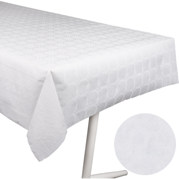 Dukrull Damastk Hvit 1,2x50M