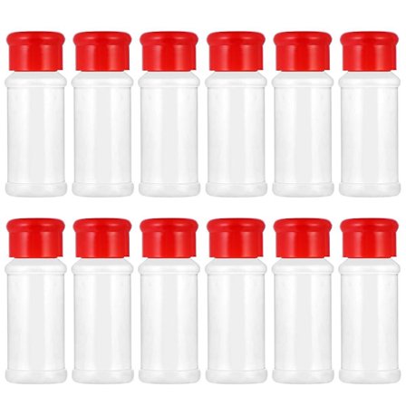 Plastik krydderiglas 12 stk. salt- og peberbøsser krydderiglas grill krydderiglas flasker karaffelbeholder
