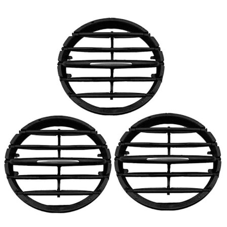 3X för 2010-2017 Dashboard Mid Outlet A/C Munstycke Vent Fällbara Anslutningar