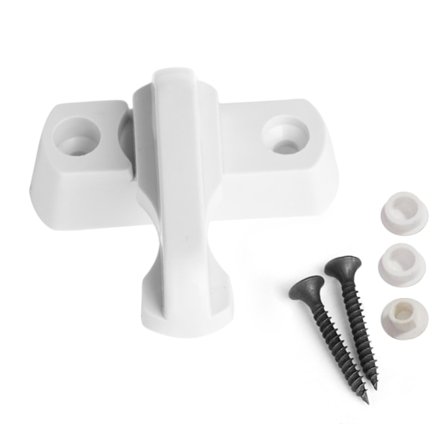 Valkoinen ikkuna oven puitteen lukko turvallisuus Swing lukko salpa Kotikotelo turvallisesti avautuva + sulkemiskahva lukko muovia