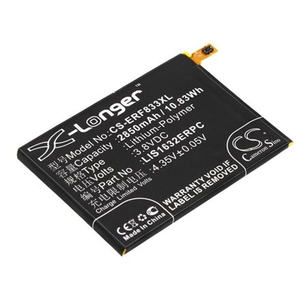 Batteri for SmartPhone, Mobil for Sony Xperia XZ, Xperia XZ Dual SIM, F8332 og andre.