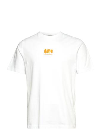 Sami Bolt Logo T-Shirt Gots T-shirts Short-sleeved Valkoinen Wood Wood