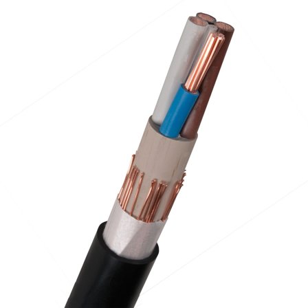 Nexans 15133498-201-05 Maadoituskaapeli FXQJ, 1 kV 4x10/10 mm², kela 500 m, Liitäntätulpat & kaapelit