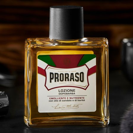 Sandalwood & Shea Butter Aftershave Lotion för män - Rakkräm & -tvål