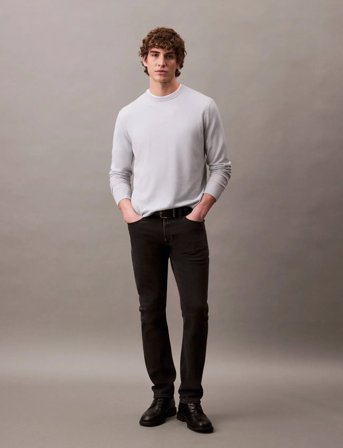 Calvin Klein Jeans Slim Ck Essential Black Jean - Black - 28 x 30