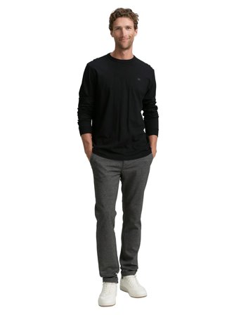 Tom Tailor Basic Longsleeve - Black - M