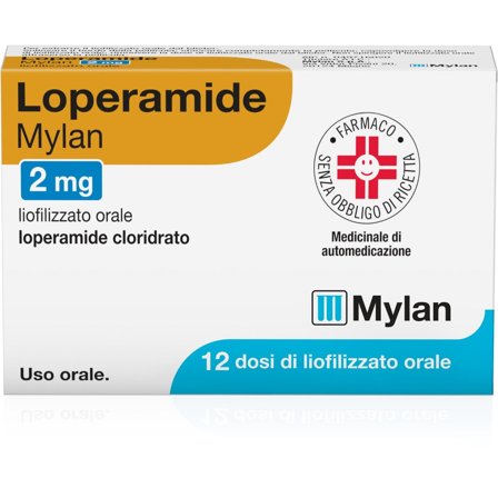 Mylan Loperamide 12 Dosi Di Liofilizzato Orale
