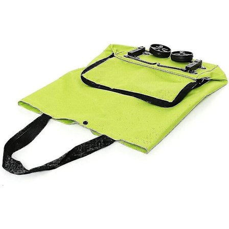 Foldbar Handlekurv Med Hjul (1 stk, grønn)