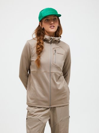 Trail Polartec Power Grid Zip Hood Women