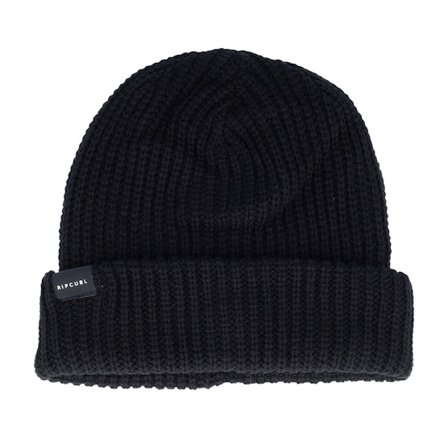 Rip Curl - Noir cuff Bonnet - Impact Regular Beanie Black Cuff @ Hatstore