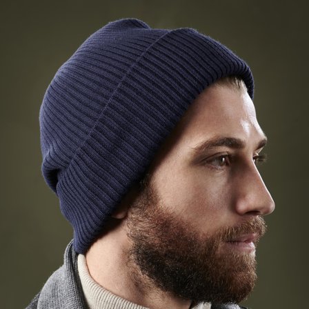 Kai Blauwe Kane Beanie voor mannen - Beanie mutsen