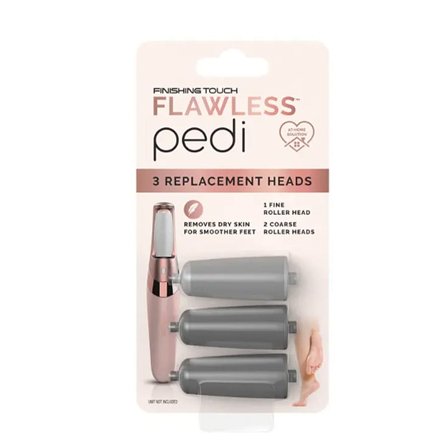 FLAWLESS Flawless Pedi Ekstra Hoveder 3 stk., Skincare, Fodpleje, Fodfile