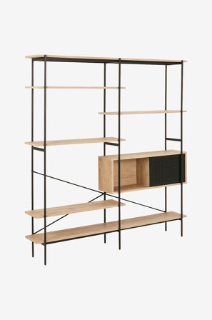 AC Design Furniture - Bokhylla Zelda - Natur - Bokhyllor - Från Homeroom