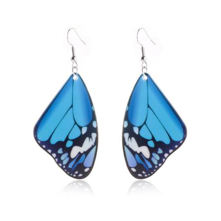 Butterfly Wings Örhängen 1 Par Blå