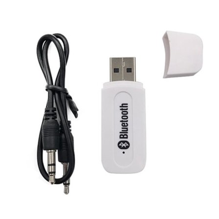 Aux Bluetooth Audio reciever stereo adapter til trådløs musik