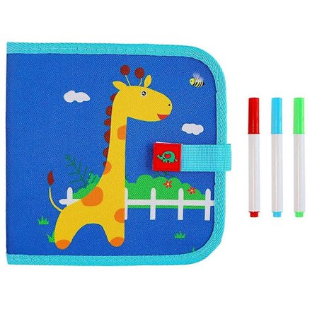 Slettbar Tegnebok, Bærbar Gjenbrukbar Skrivebrett for Barnebursdagsgaver, Magisk Tegneblokk