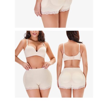 Polstret rumpeløfter Korrigerende undertøy Butt Enhancer Body Shaper Modelleringsstropp Fake Hip Shapwear Undertøy Push Up Truser Skin 0