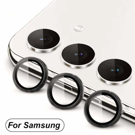 Kameraskyddsring för Samsung Galaxy A55 A35 A15 5G Skyddande linsskydd härdat glas metallkåpa för Galaxy A55 5G A14 4G