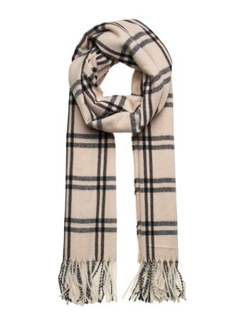 Scarf Basic Check Anna Accessories Scarves Lightweight Scarves Multi/mönstrad Lindex