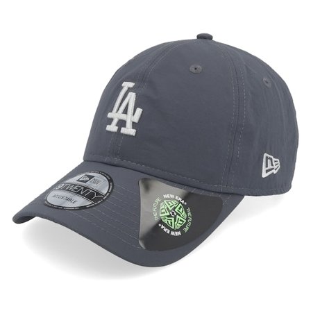New Era - MLB Gris unconstructed Casquette - Los Angeles Dodgers Recycled 9TWENTY Grey Dad Cap @ Hatstore