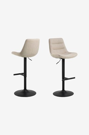 NORDFORM - Adisa barstol 2-pak - Beige - Barstole & -taburetter - Fra Homeroom