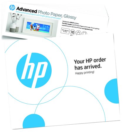 HP Advanced - fotopapir - blank - 10 ark - 102 x 305 mm - 250 g/m²