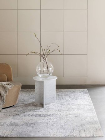 Ritz 240X340 Grand Gris Clair Abstrait Tapis