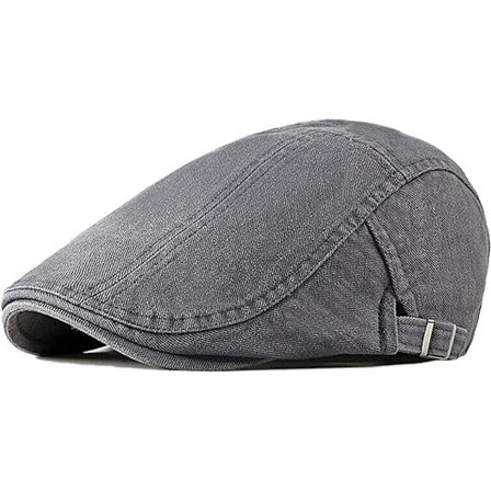 Flat Caps for Menn, Vintage Beret Bomullshatt for Kvinner, Irsk Topp